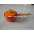 yellow enamel coating cast iron cookware